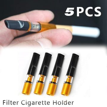 5 Pcs Cigarette Filter Holder Reduce Tar And Smoke Stains