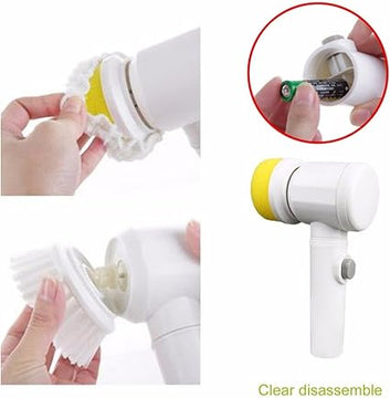 5 in 1 Magic Power Scrubber Electric Cleaning Brush