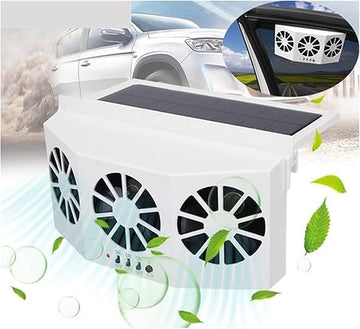 Solar Powered Car Ac Fan