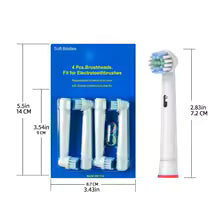 Electric Toothbrush Replacement Brush Heads for Oral Basic Cleaning B toothbrush nozzle BristlesD100 D25 D30 D32 4739 3709 3744